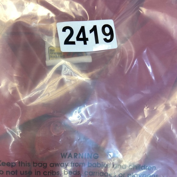 Haband Guayabera Shirt Mens XL Red Short Sleeve Embroidered Button Down Cuban - Picture 7 of 7